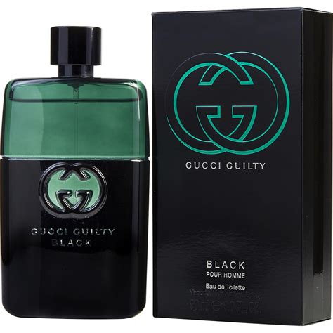 gucci black men cologne|Gucci guilty black sample.